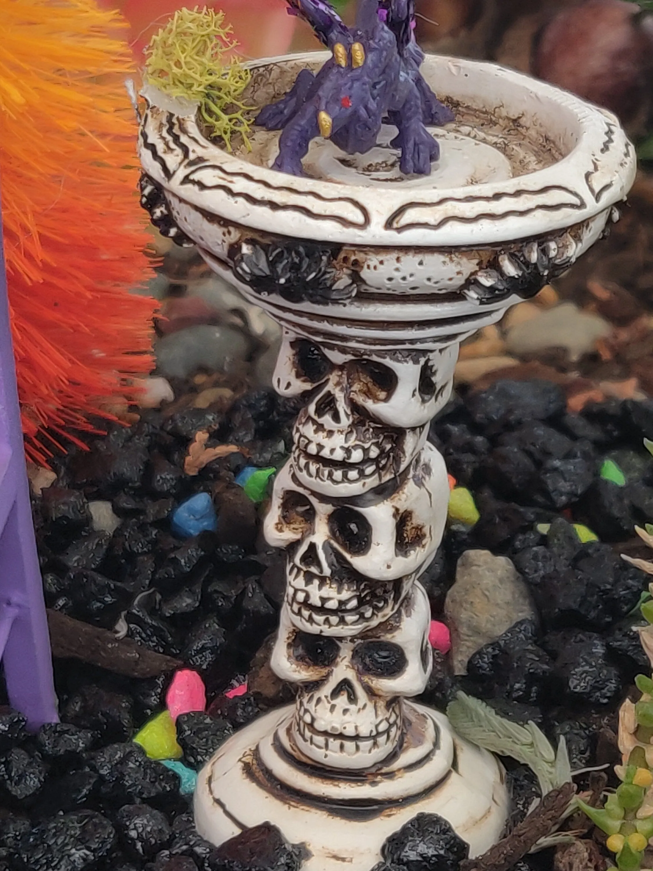 Halloween Party For Fairy Witches, Miniatures, Fairy Garden, Dollhouse