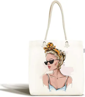 Handmade Purses for Women, Canvas Tote Bag, Woven Aztec Woven Shoulder Handbags