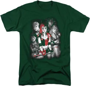Harley Quinn Bad Gals Black & White Unisex Adult T Shirt for Men and Women