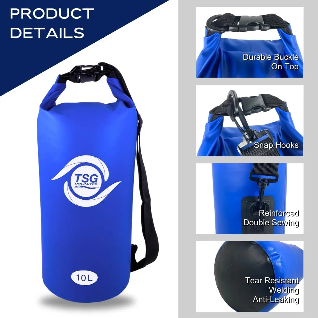 Heavy Duty Swimming Pool Ladder Weights, Weighted Sandbag Anchor for Inground Stairs, Above Ground Pool Steps Weight, Stabilizer Sandbags, Waterproof Sand Bags Beach Canopy Tent Anchors, 10L Dry Bag