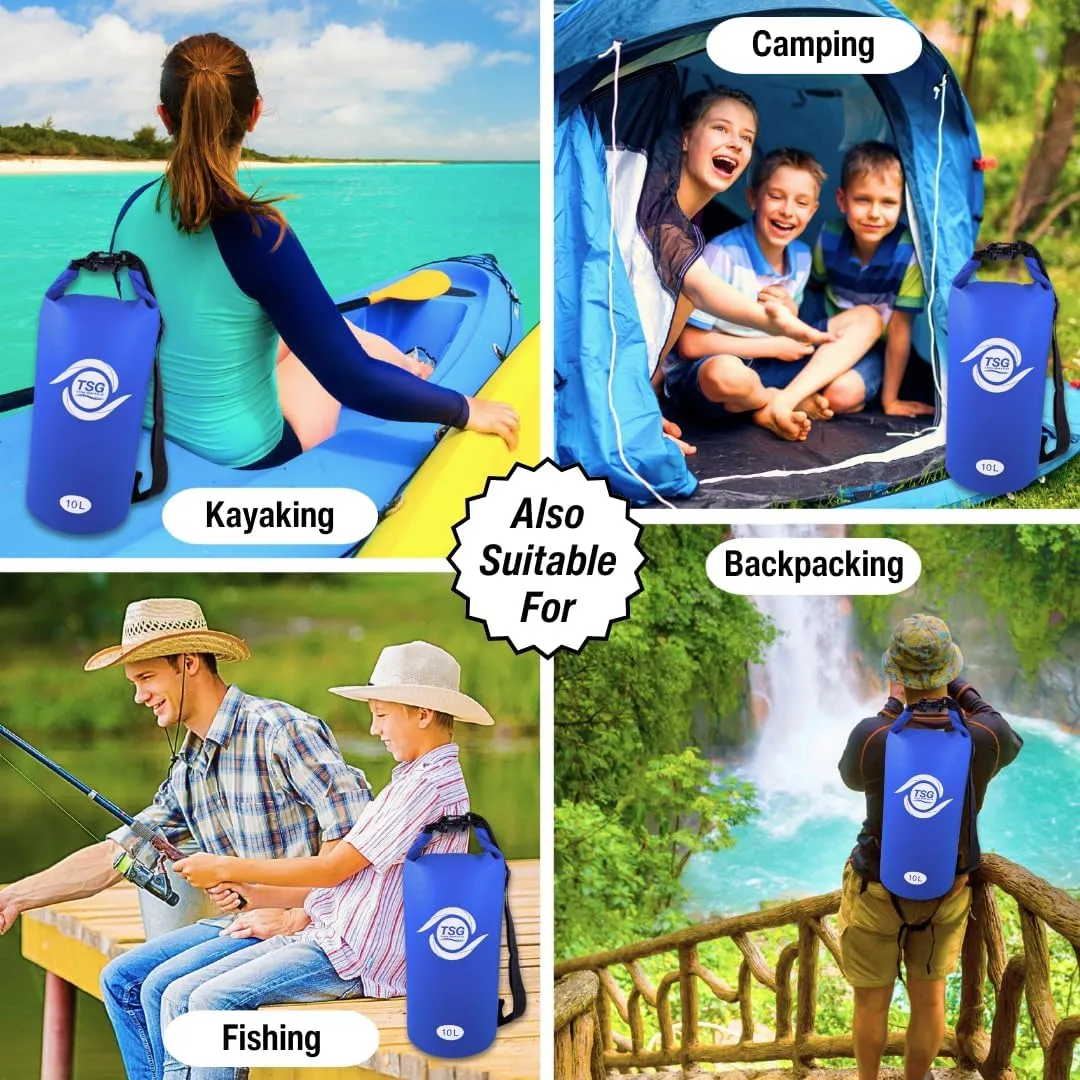 Heavy Duty Swimming Pool Ladder Weights, Weighted Sandbag Anchor for Inground Stairs, Above Ground Pool Steps Weight, Stabilizer Sandbags, Waterproof Sand Bags Beach Canopy Tent Anchors, 10L Dry Bag