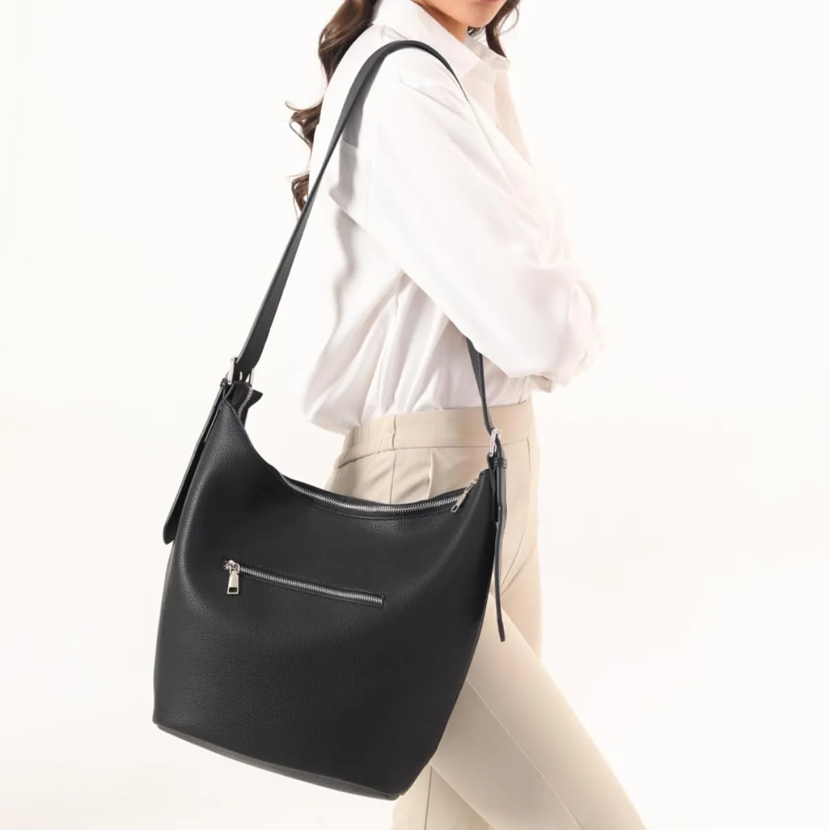 Hobo Crossbody Bags Leather Shoulder Bag Casual Work Handbags 2025 Trendy with Adjustable Strap