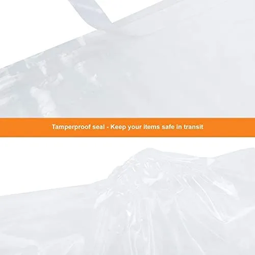 Infinite Pack 6" X 9" 1000 CT Self Seal Clear Poly Bags with Suffocation Warning for Packaging, Shipping Permanent Adhesive