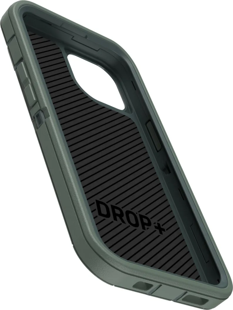 iPhone 15/14/13 Otterbox Defender Series Case - Green (Forest Ranger)