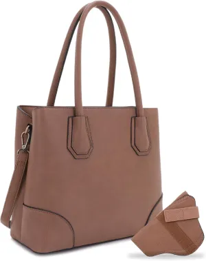 JESSIE & JAMES Concealed Carry Tote Bag Top Handle Satchel Purse