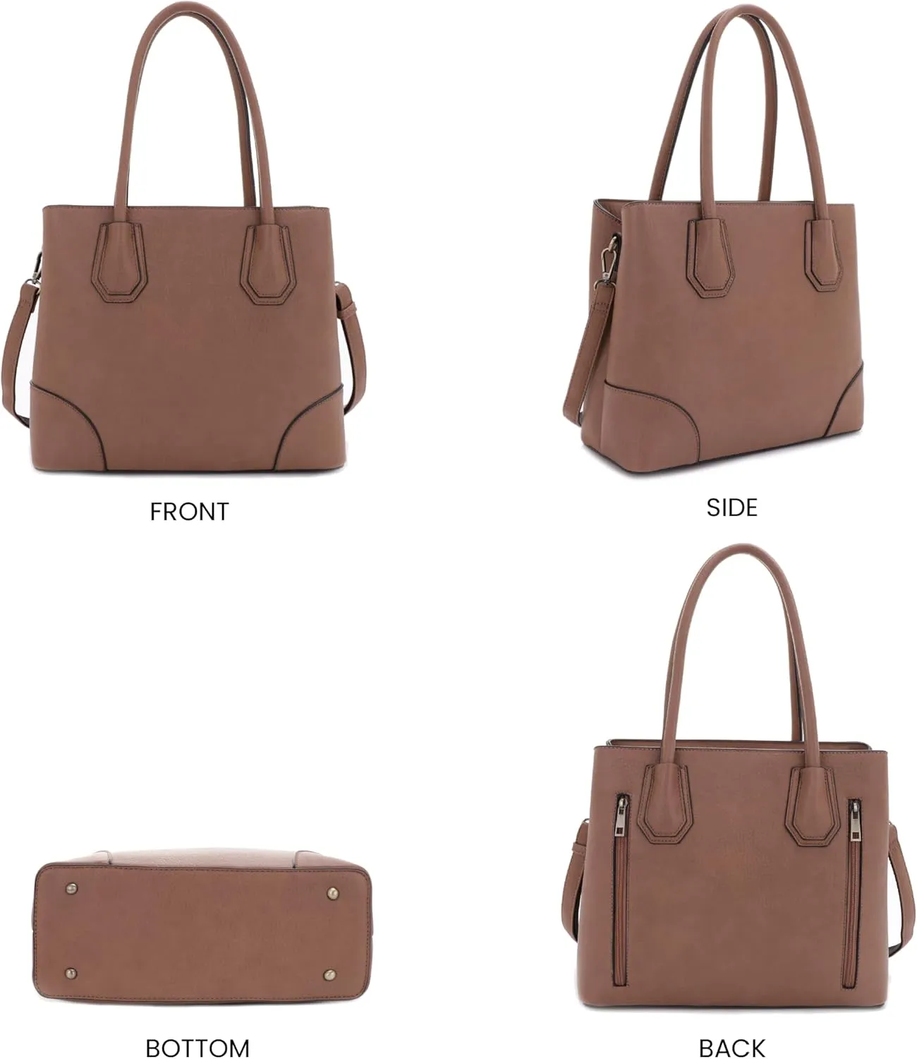 JESSIE & JAMES Concealed Carry Tote Bag Top Handle Satchel Purse