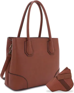 JESSIE & JAMES Concealed Carry Tote Bag Top Handle Satchel Purse