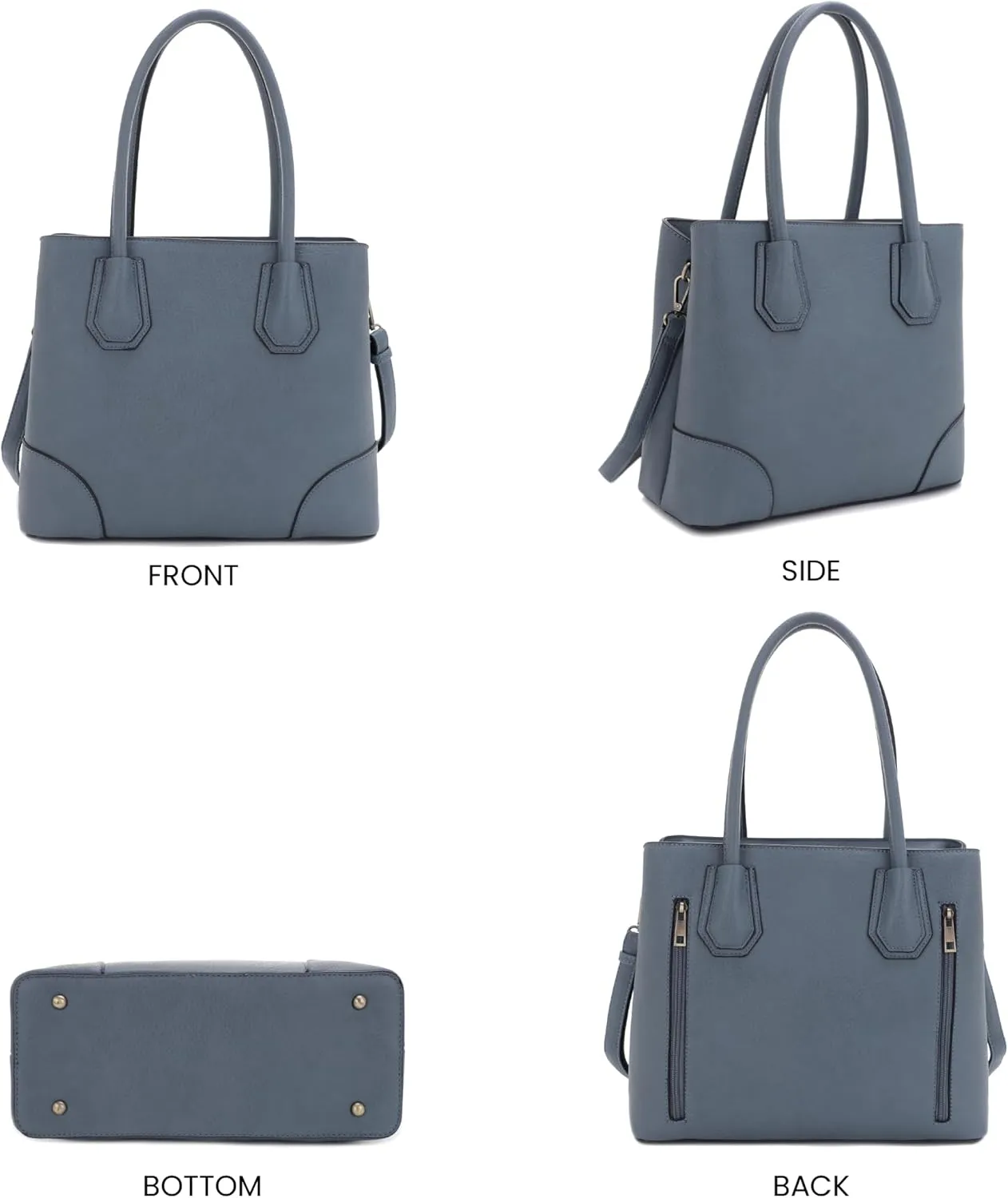 JESSIE & JAMES Concealed Carry Tote Bag Top Handle Satchel Purse