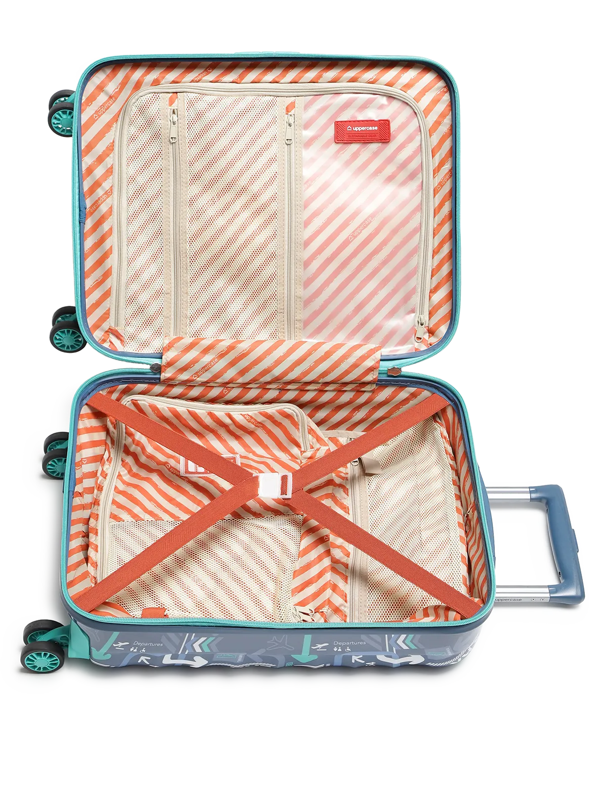 JFK Plus Denim Blue Cabin Trolley