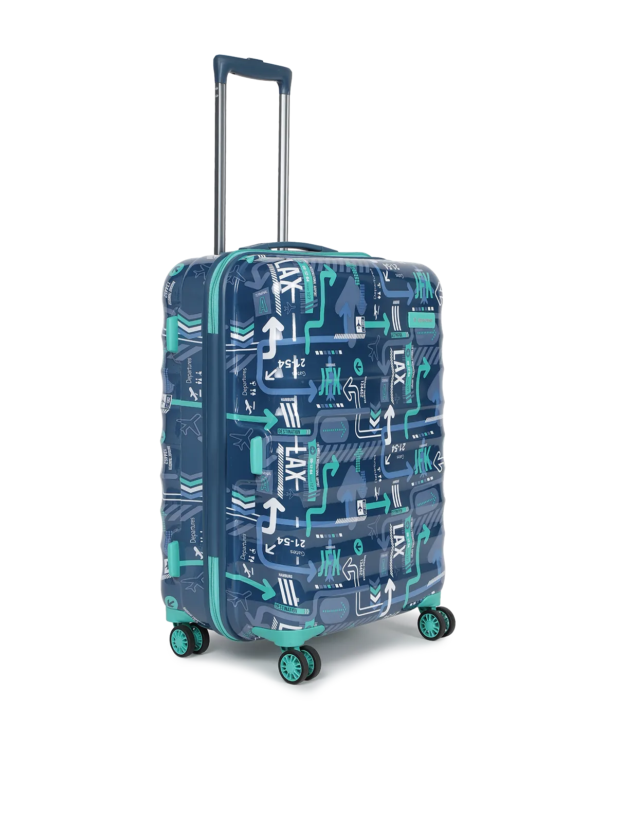 JFK Plus Denim Blue Medium Trolley