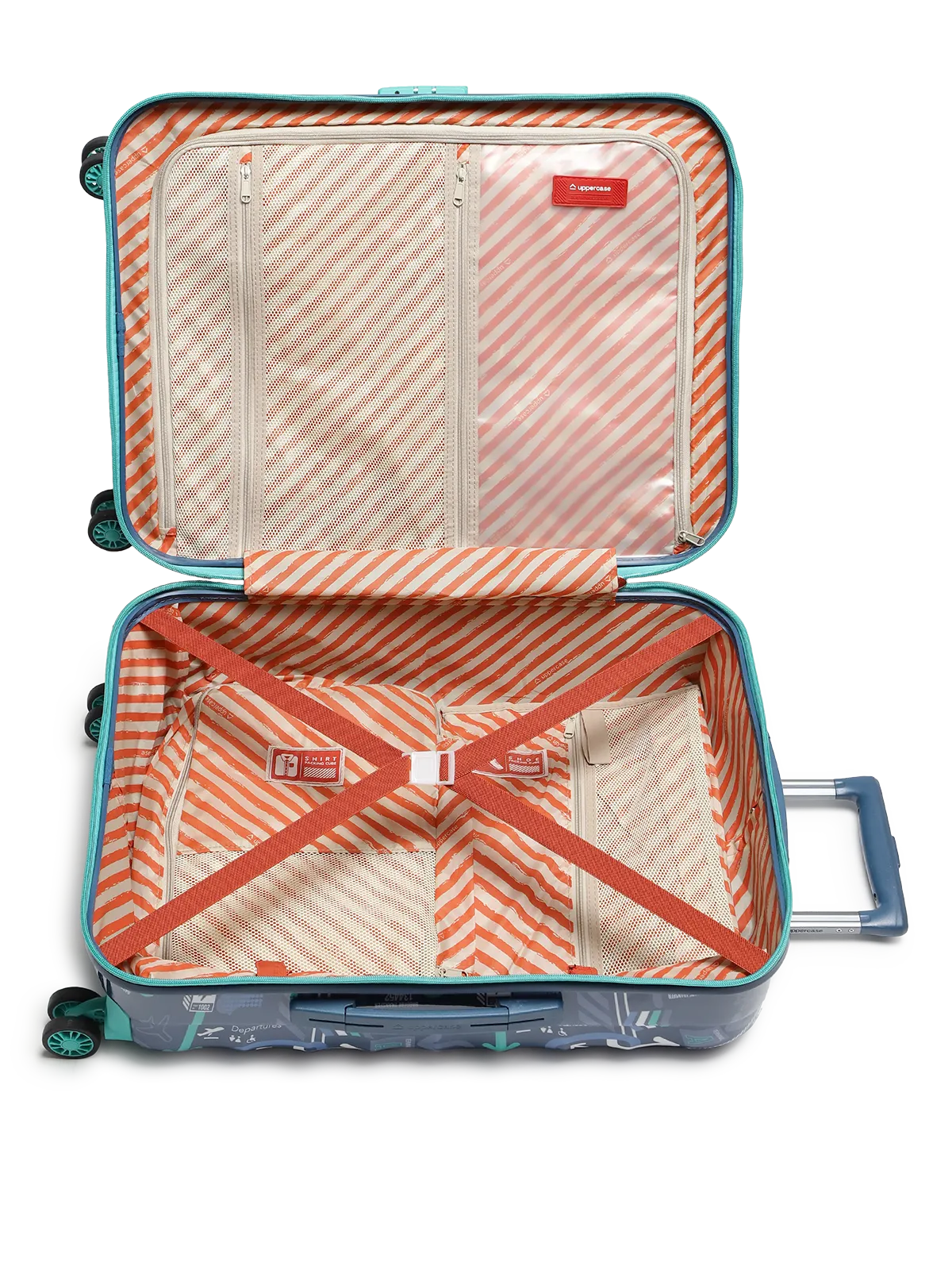 JFK Plus Denim Blue Medium Trolley
