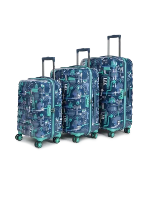 JFK Plus Denim Blue Set of 3 (S M L) Trolley