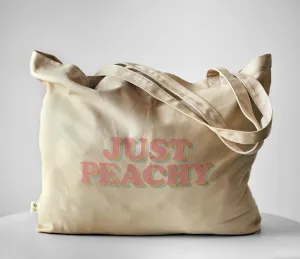 Just Peachy Organic Tote Bag