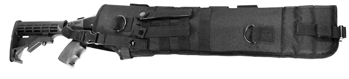 Kel-tec KSG 12 gauge pump Tactical Scabbard black hunting tactical Molle soft padded case Atv horse motorcycle holder adapter 25 inches.