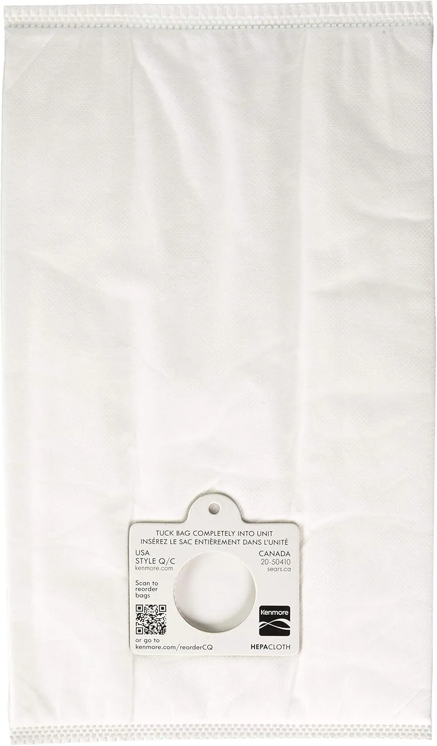 Kenmore 53292 Style Q HEPA Cloth Vacuum Bags for Kenmore Canister Vacuum Cleaners 6 pack