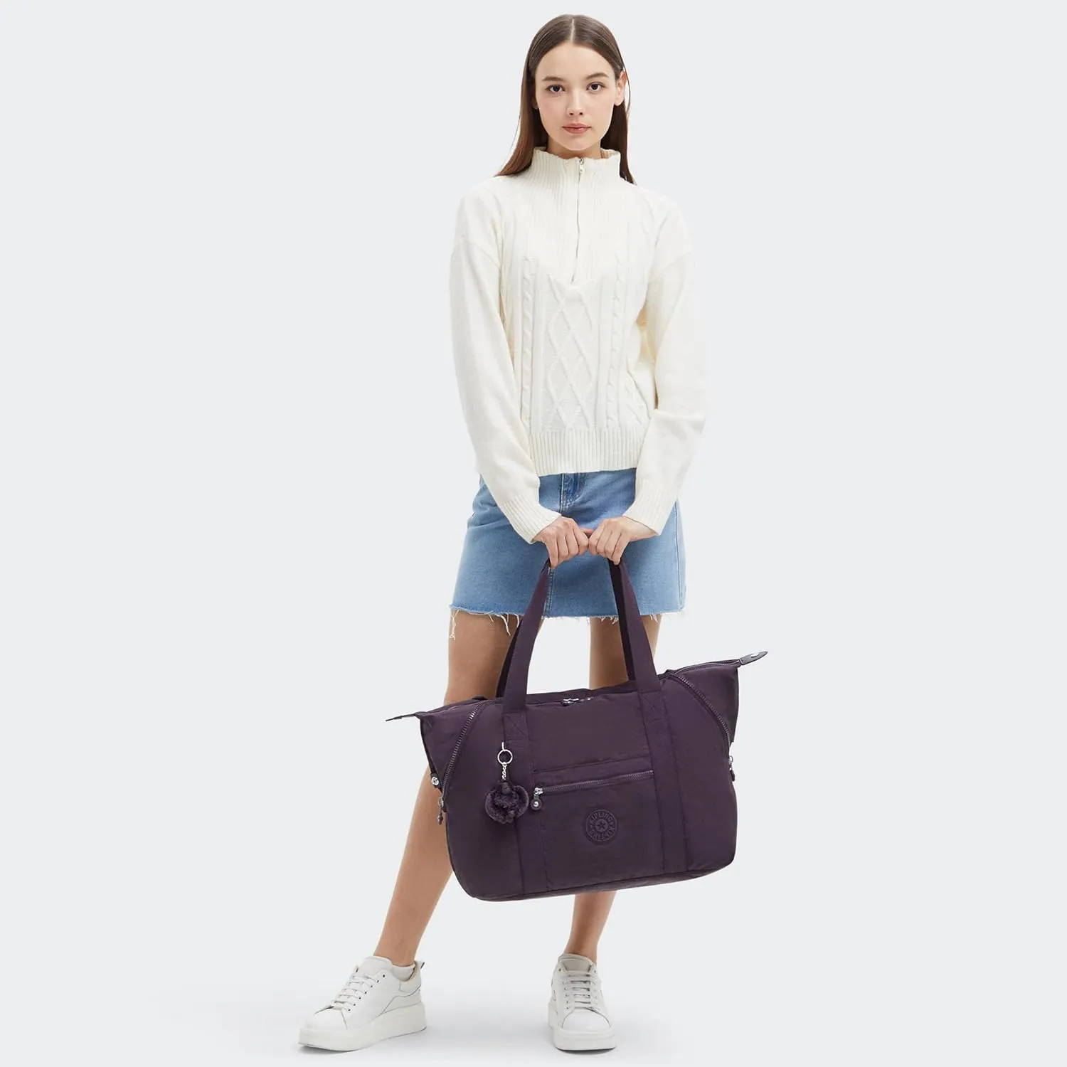 Kipling Art Medium Printed Tote Bag