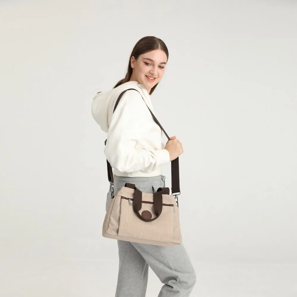 Kono Waterproof Multi-Functional Handbag Cross Body Bag - Black