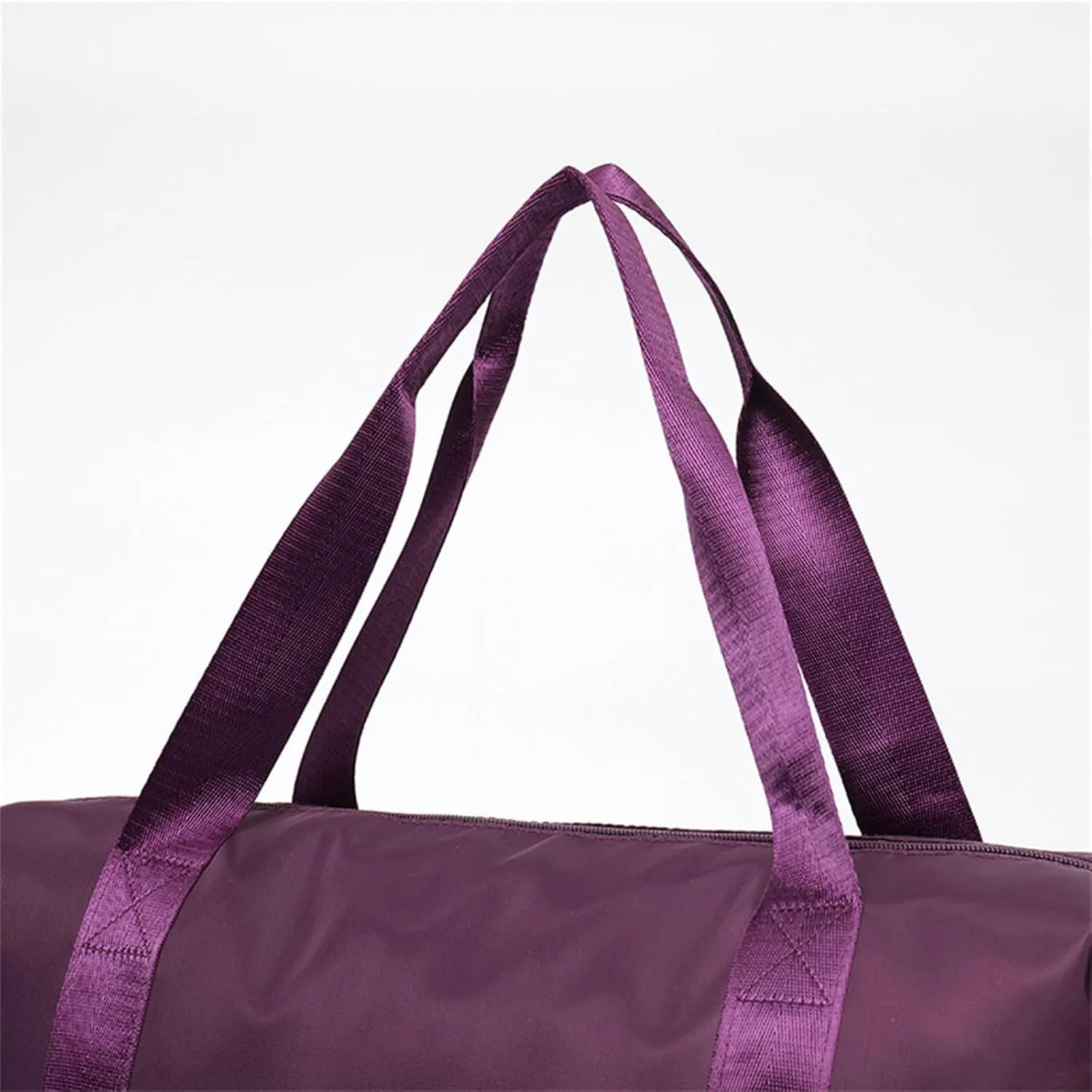 Kulken Travel Bag with Wheels, 2025 New Large Capacity Travel Bag - Universal Wheel Removable (non-wheeled, Purple)