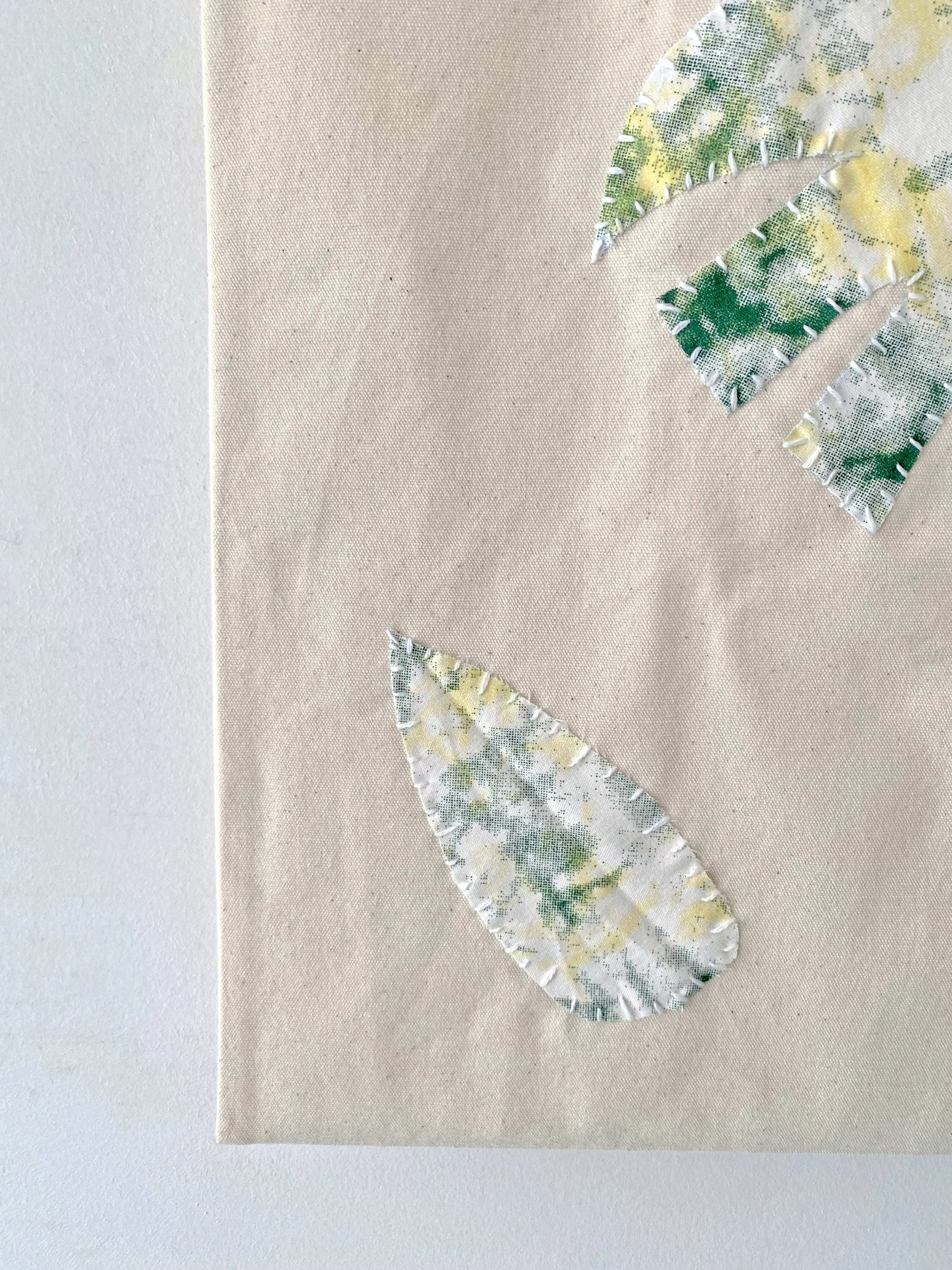 Leaf Patch Canvas Tote