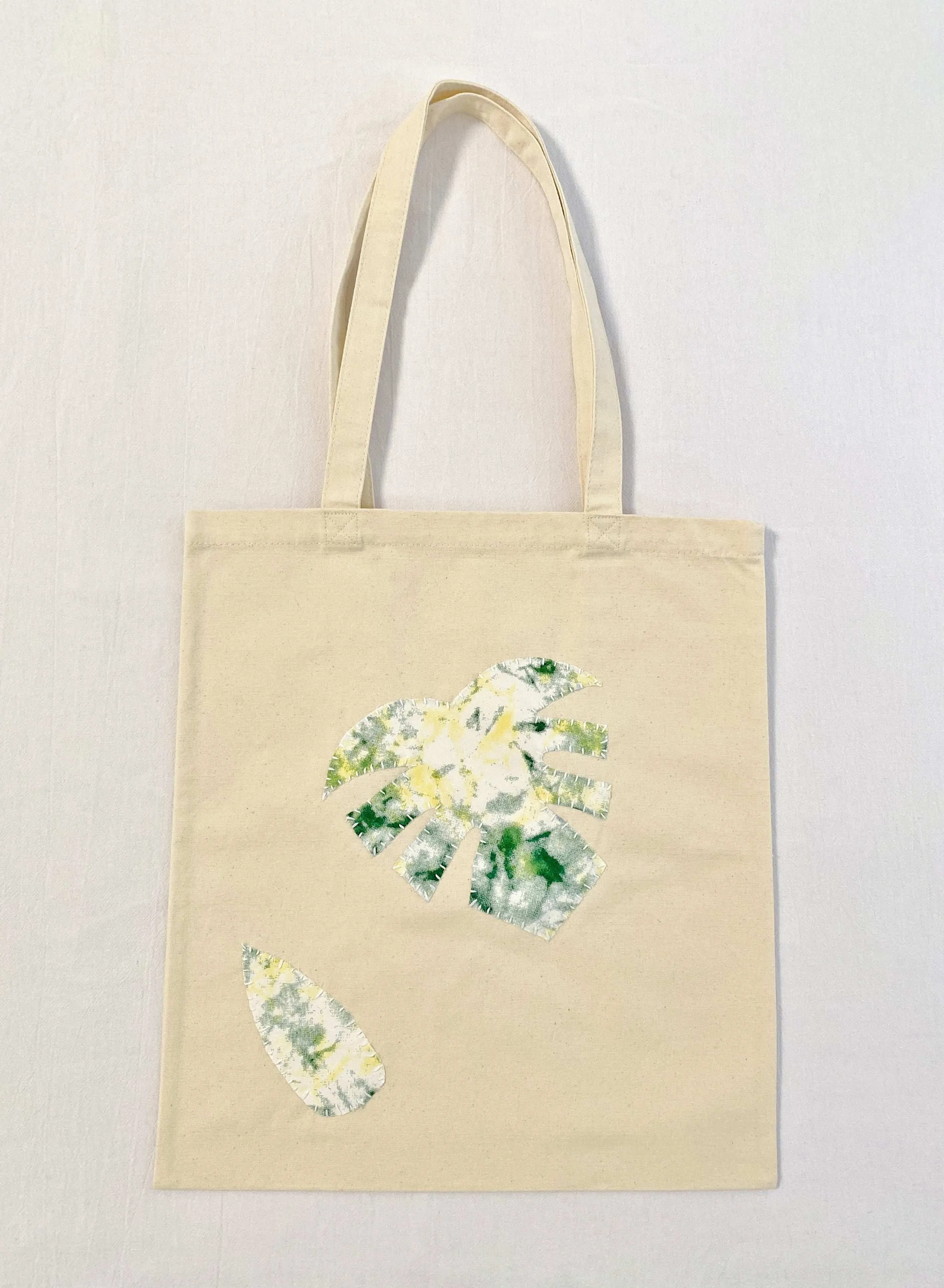 Leaf Patch Canvas Tote