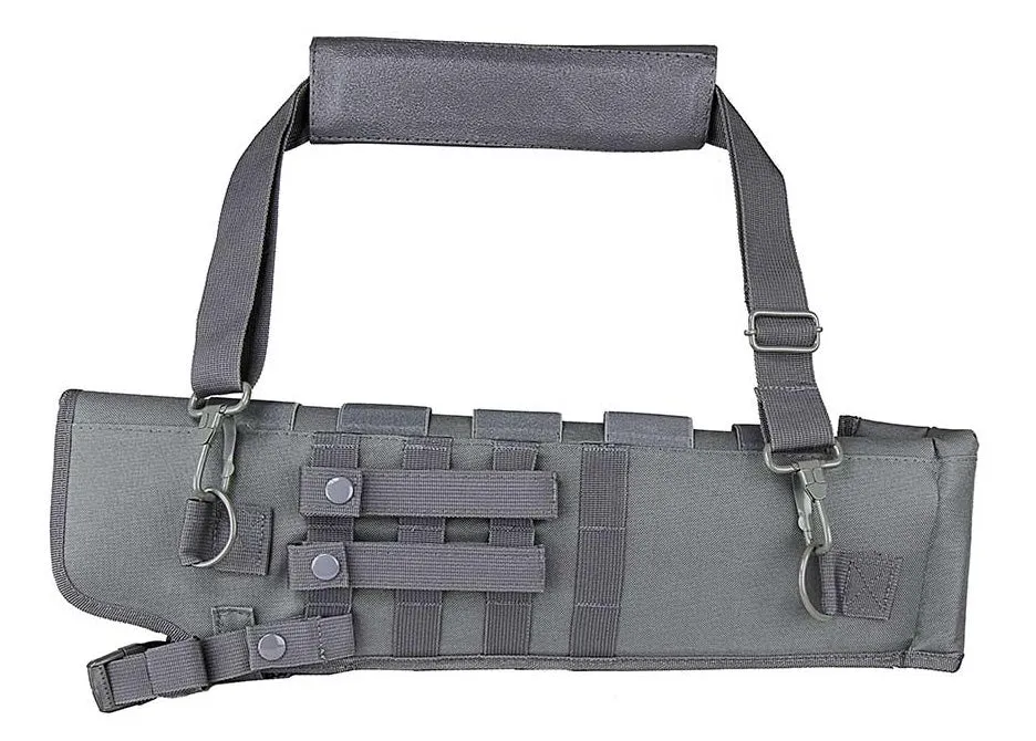 Lever Action Axe .410 Tactical case Hunting Storage Soft Range molle Holster Bag Shoulder Military Security ATV Horse Motorcycle Padded Bag Gray 25 inches.