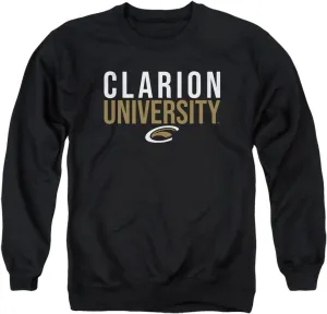 LOGOVISION Clarion University Official Stacked Unisex Adult Crewneck Sweatshirt