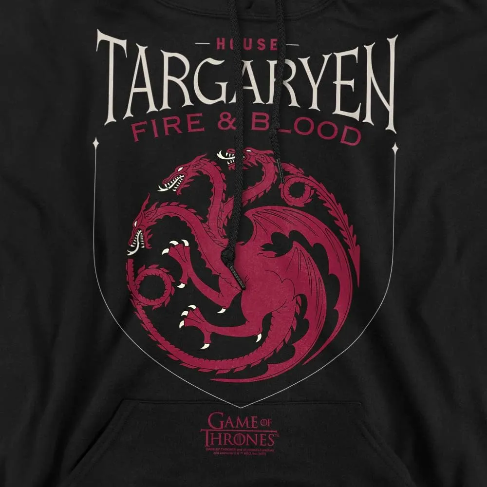 LOGOVISION Game of Thrones House Targaryen Sigil Unisex Adult Pull-Over Hoodie