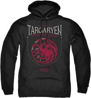 LOGOVISION Game of Thrones House Targaryen Sigil Unisex Adult Pull-Over Hoodie