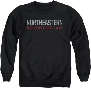 LOGOVISION Northeastern University Official School Of Law Unisex Adult Crewneck Sweatshirt