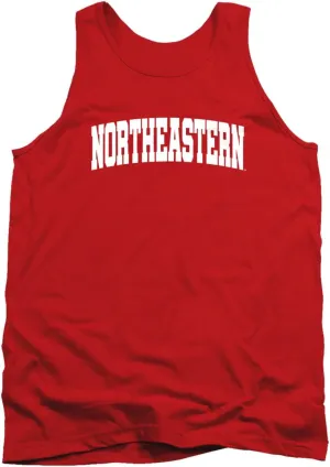 LOGOVISION Northeastern University School Name Arch Unisex Adult Tank Top