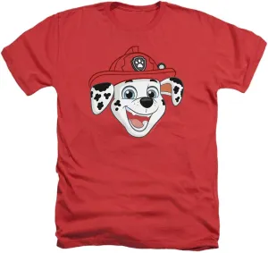 LOGOVISION Paw Patrol Chase Grin Unisex Adult Heather T Shirt