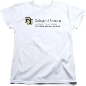 LOGOVISION University of Colorado Anschutz Medical Campus College of Nursing Women's T Shirt