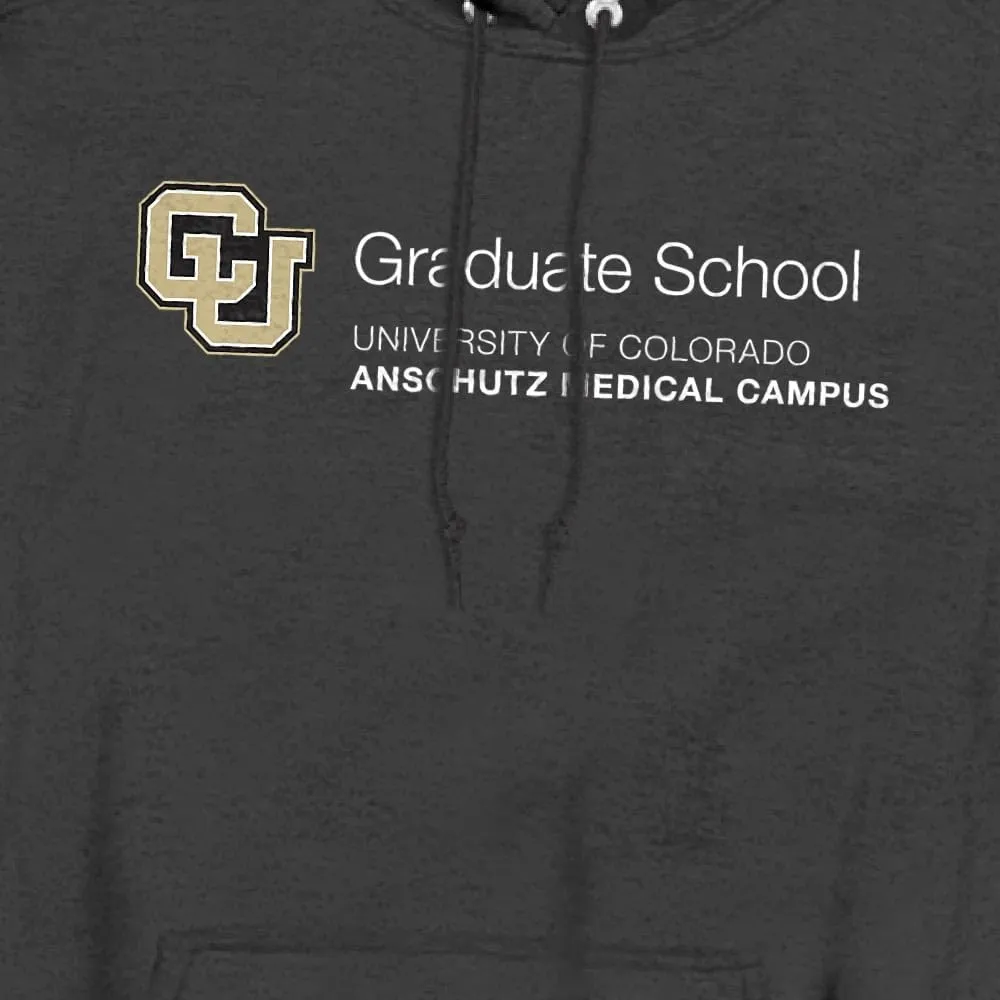 LOGOVISION University of Colorado Anschutz Medical Campus Graduate School Unisex Adult Pull-Over Heather Hoodie