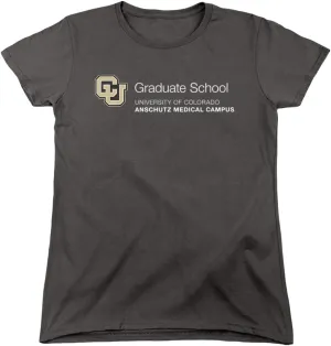LOGOVISION University of Colorado Anschutz Medical Campus Graduate School Women's T Shirt