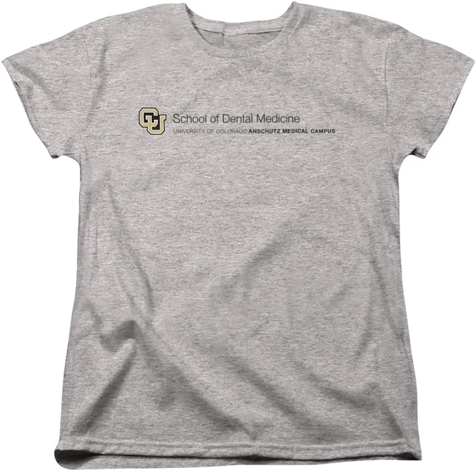 LOGOVISION University of Colorado Anschutz Medical Campus School of Dental Medicine Women's T Shirt