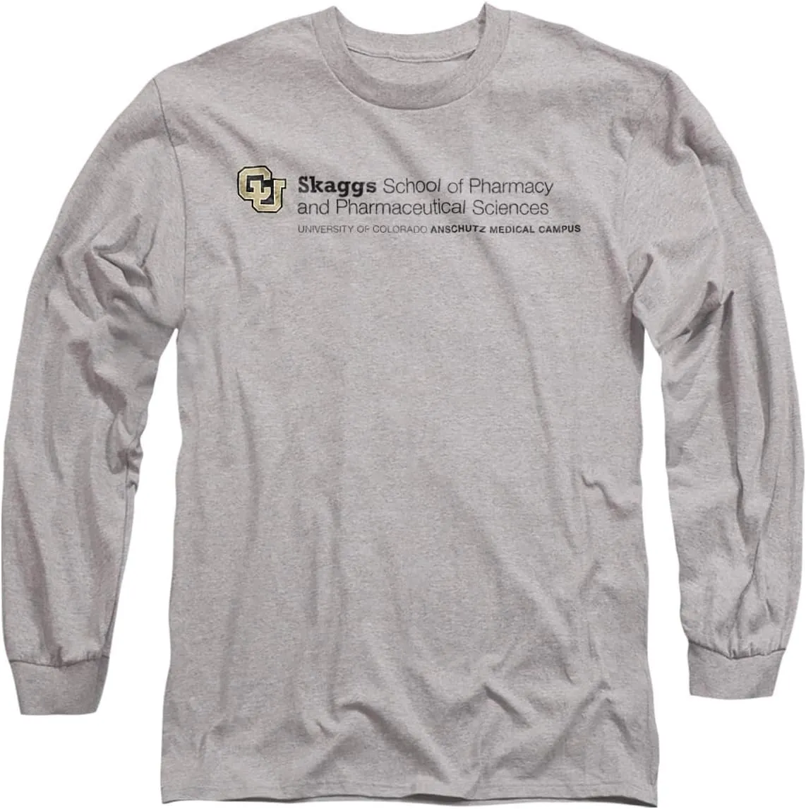 LOGOVISION University of Colorado Anschutz Medical Campus School of Pharmacy Unisex Adult Long-Sleeve T Shirt