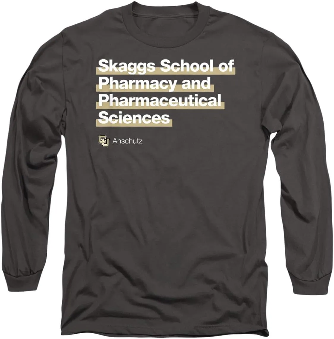 LOGOVISION University of Colorado Anschutz Medical Campus Skaggs School of Pharmacy Unisex Adult Long-Sleeve T Shirt