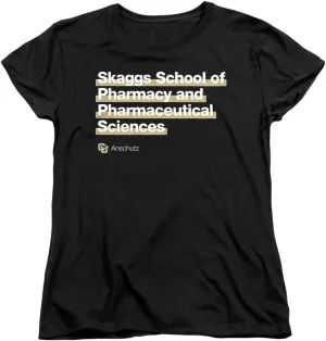 LOGOVISION University of Colorado Anschutz Medical Campus Skaggs School of Pharmacy Women's T Shirt