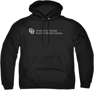 LOGOVISION University of Colorado Anschutz Medical Campus Stacked Adult Pull-Over Hoodie