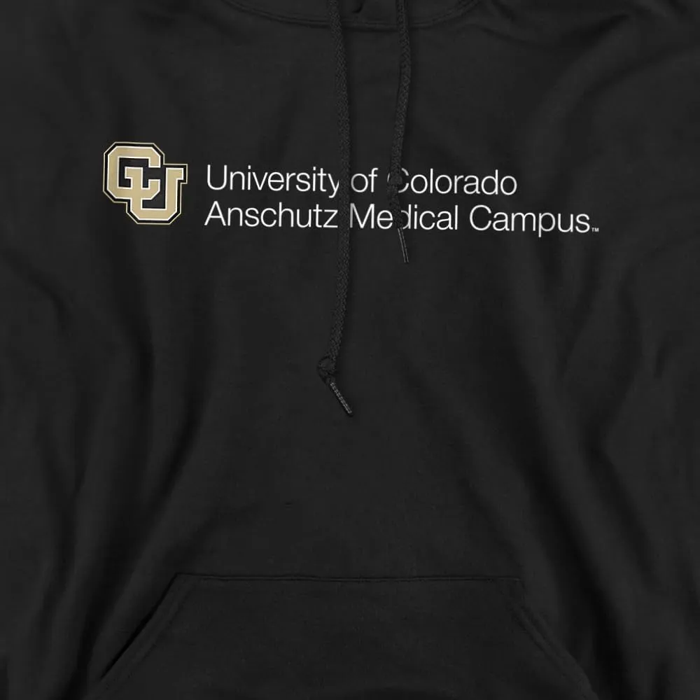 LOGOVISION University of Colorado Anschutz Medical Campus Stacked Adult Pull-Over Hoodie