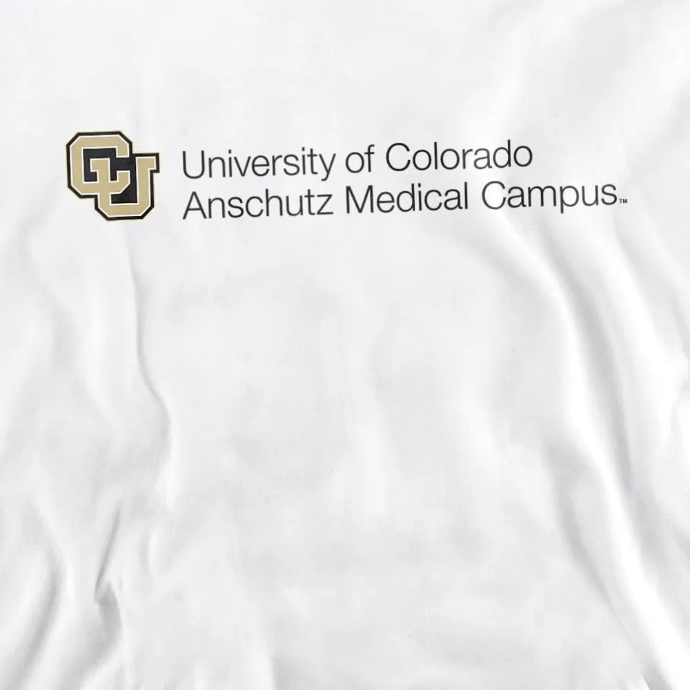 LOGOVISION University of Colorado Anschutz Medical Campus Stacked Unisex Adult Crewneck Sweatshirt