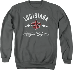 LOGOVISION University of Louisiana at Lafayette Official Ragin' Cajuns Unisex Adult Crewneck Sweatshirt