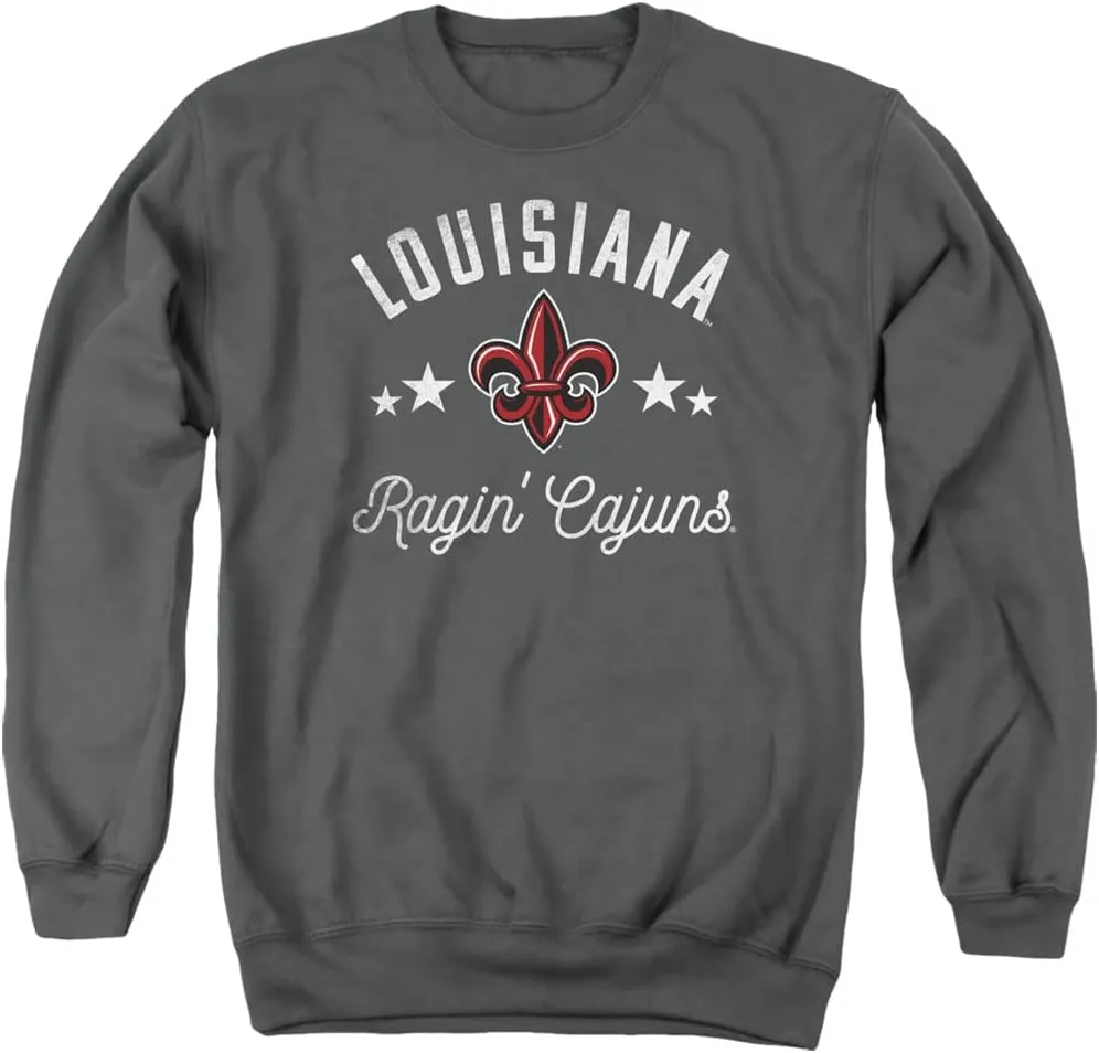 LOGOVISION University of Louisiana at Lafayette Official Ragin' Cajuns Unisex Adult Crewneck Sweatshirt