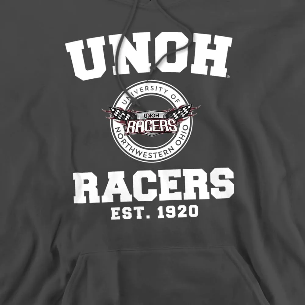 LOGOVISION University of Northwestern Ohio Official Circle Logo Unisex Adult Pull-Over Hoodie