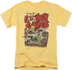 Looney Tunes Saturday Mornings Unisex Adult T Shirt for Men and Woman