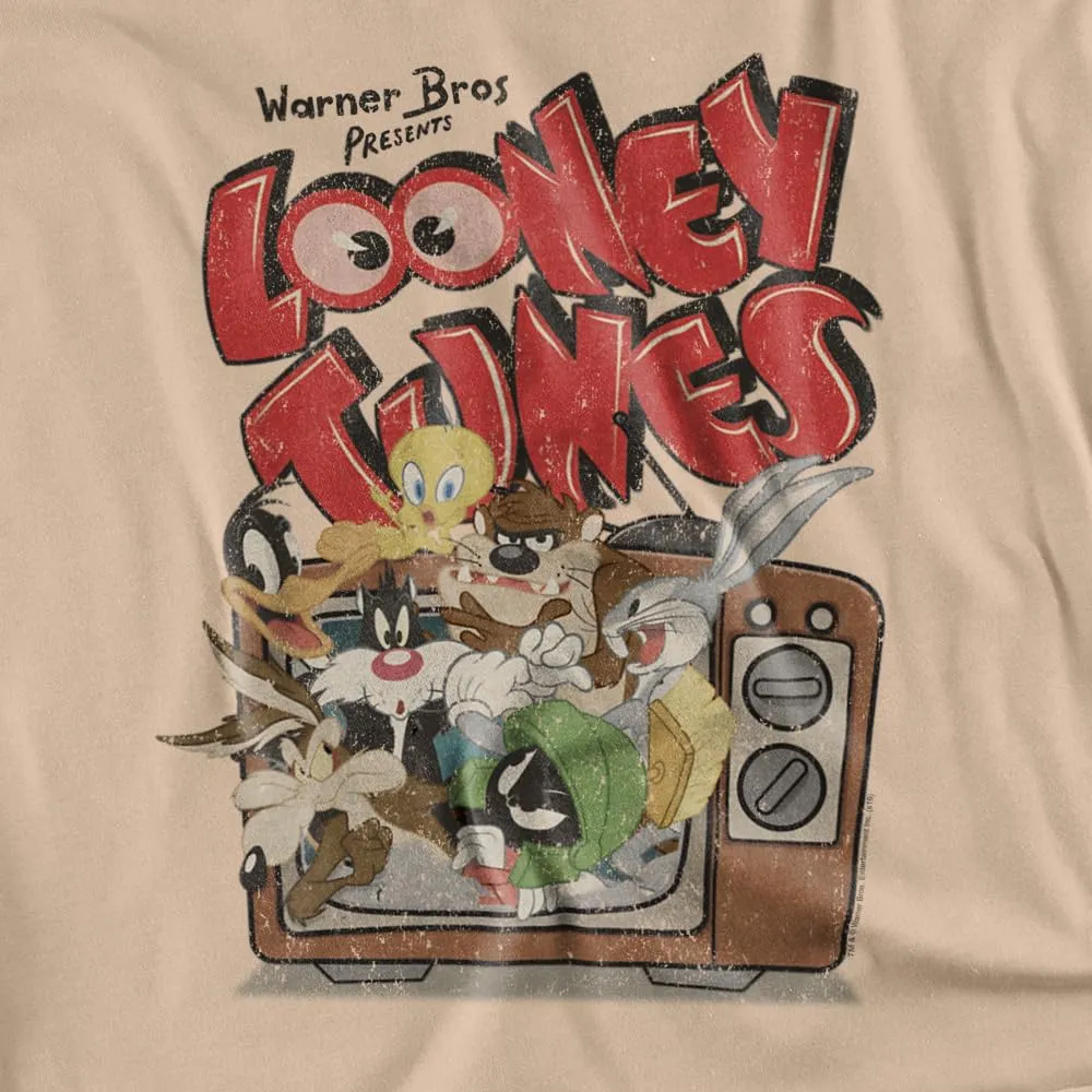 Looney Tunes Saturday Mornings Unisex Adult T Shirt for Men and Woman