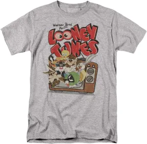 Looney Tunes Saturday Mornings Unisex Adult T Shirt for Men and Woman