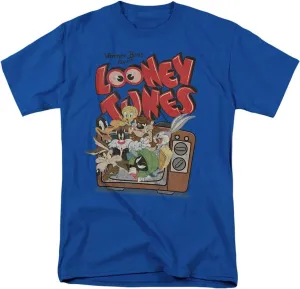 Looney Tunes Saturday Mornings Unisex Adult T Shirt for Men and Woman