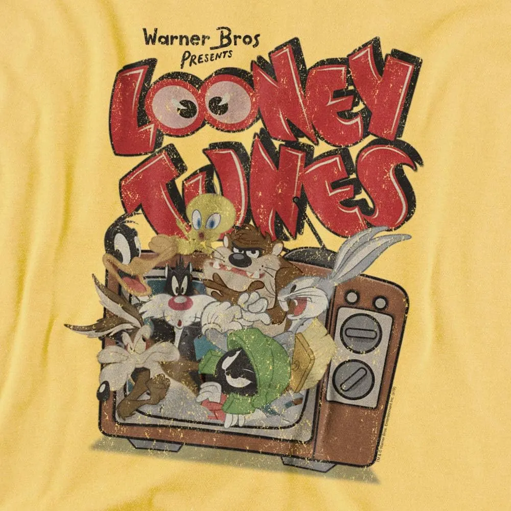 Looney Tunes Saturday Mornings Unisex Adult T Shirt for Men and Woman