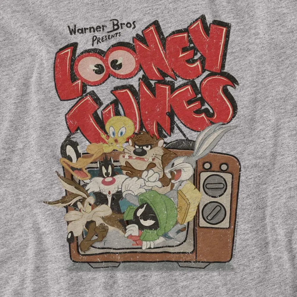 Looney Tunes Saturday Mornings Unisex Adult T Shirt for Men and Woman